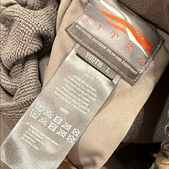 Youth Sitka Camouflage Pants - Picture 2 of 6